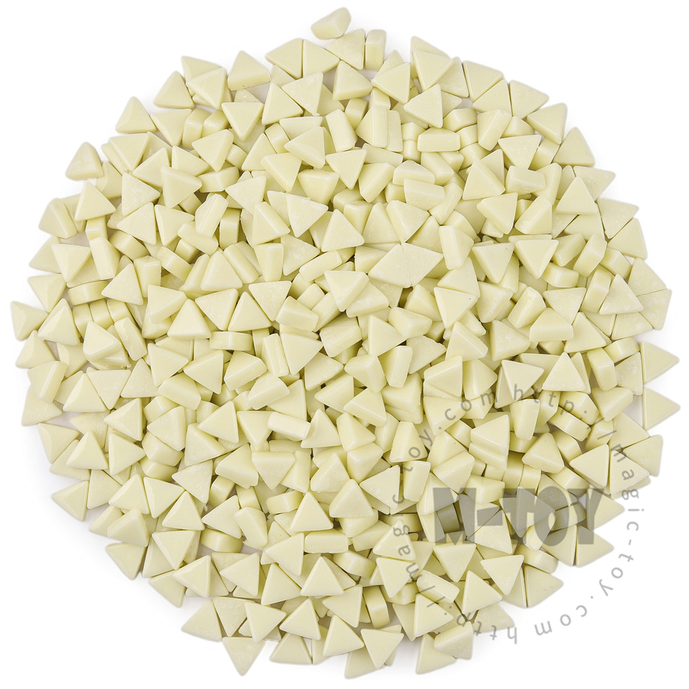 Beige Mini Triangle Glass Mosaic 10SJG30