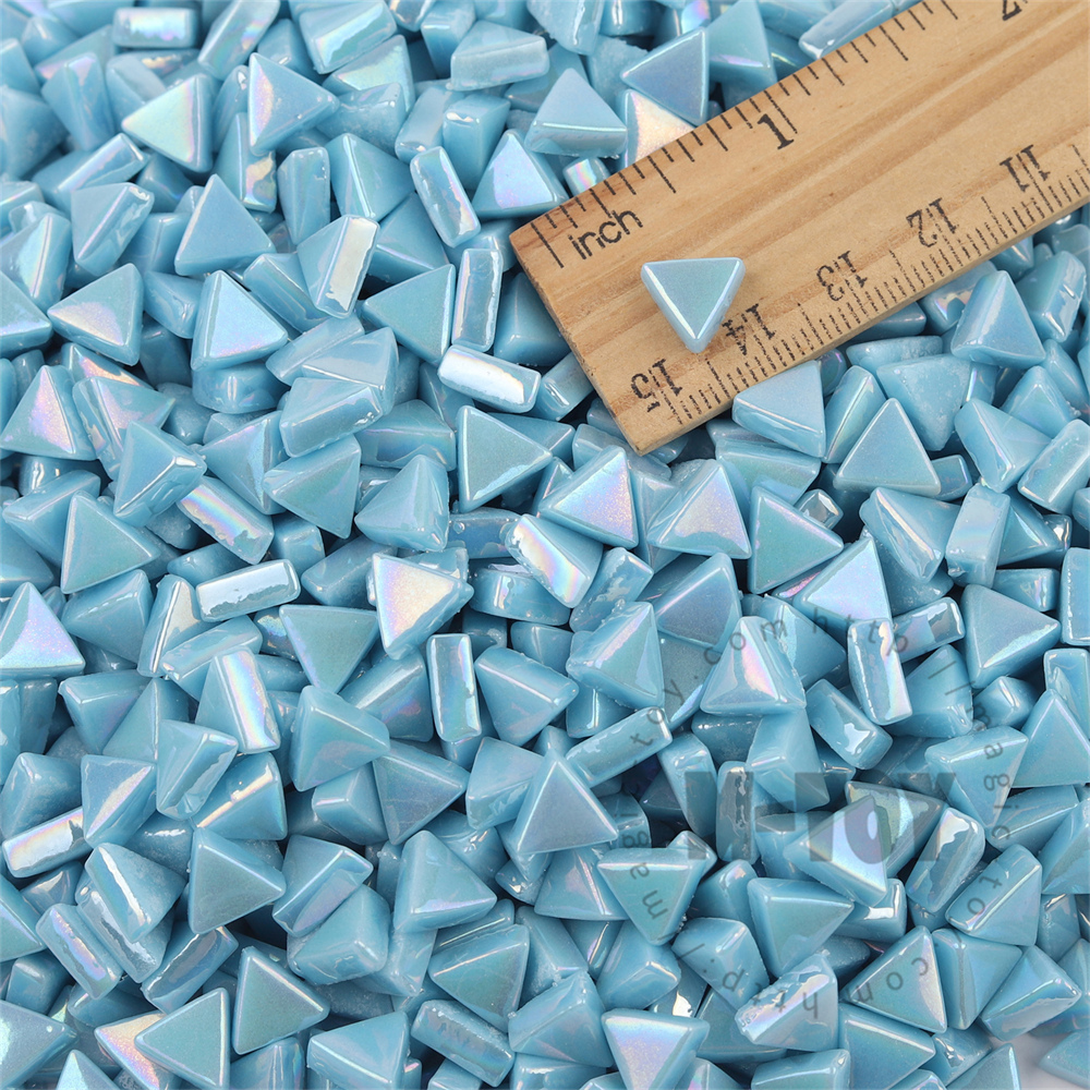 Blue Mini Triangle Glass Mosaic 10SJI08