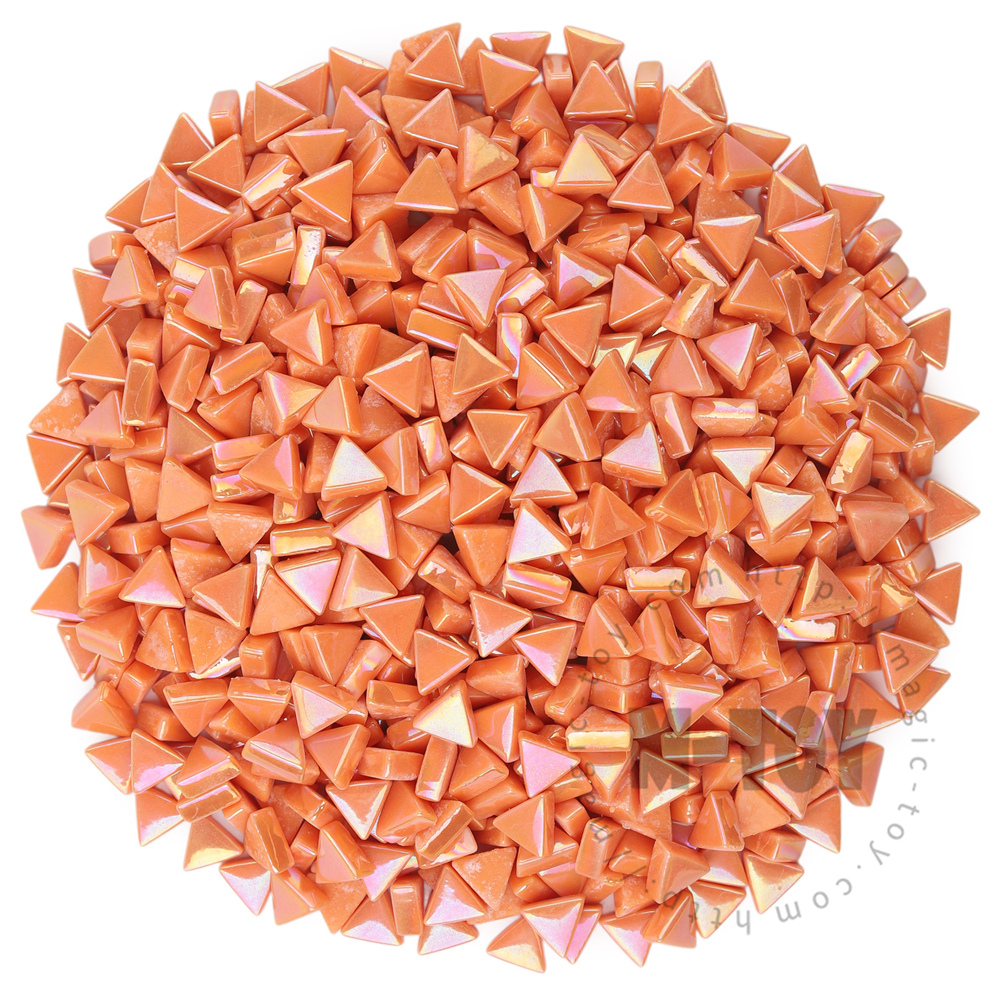 Orange Mini Triangle Glass Mosaic 10SJI18