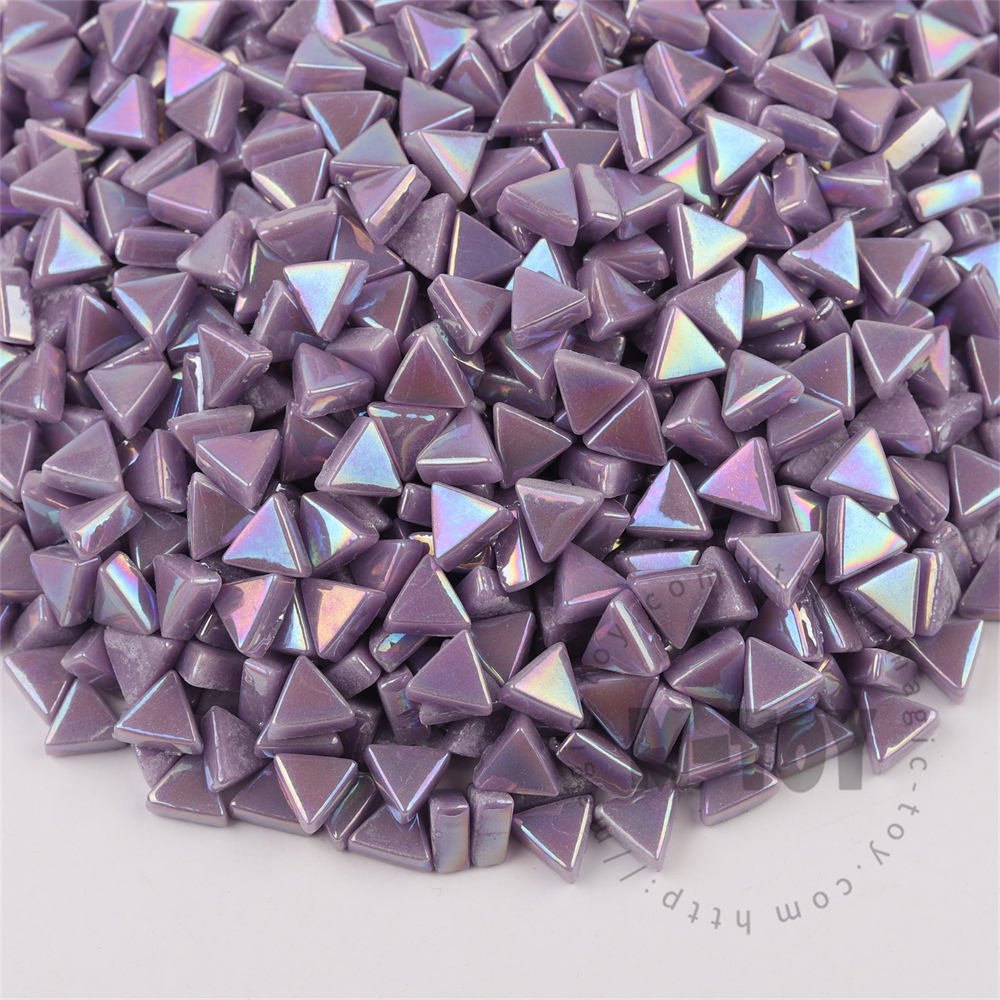 Purple Mini Triangle Glass Mosaic 10SJI62