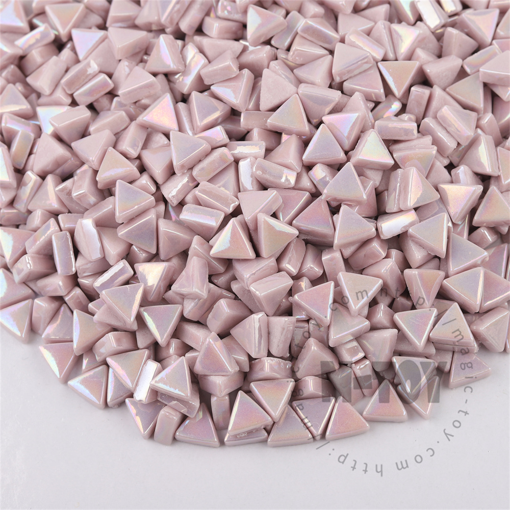 Pink Mini Triangle Glass Mosaic 10SJI68