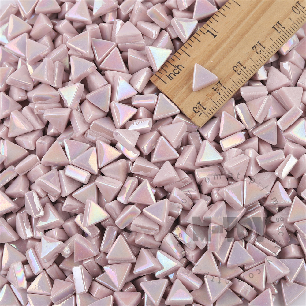 Pink Mini Triangle Glass Mosaic 10SJI68