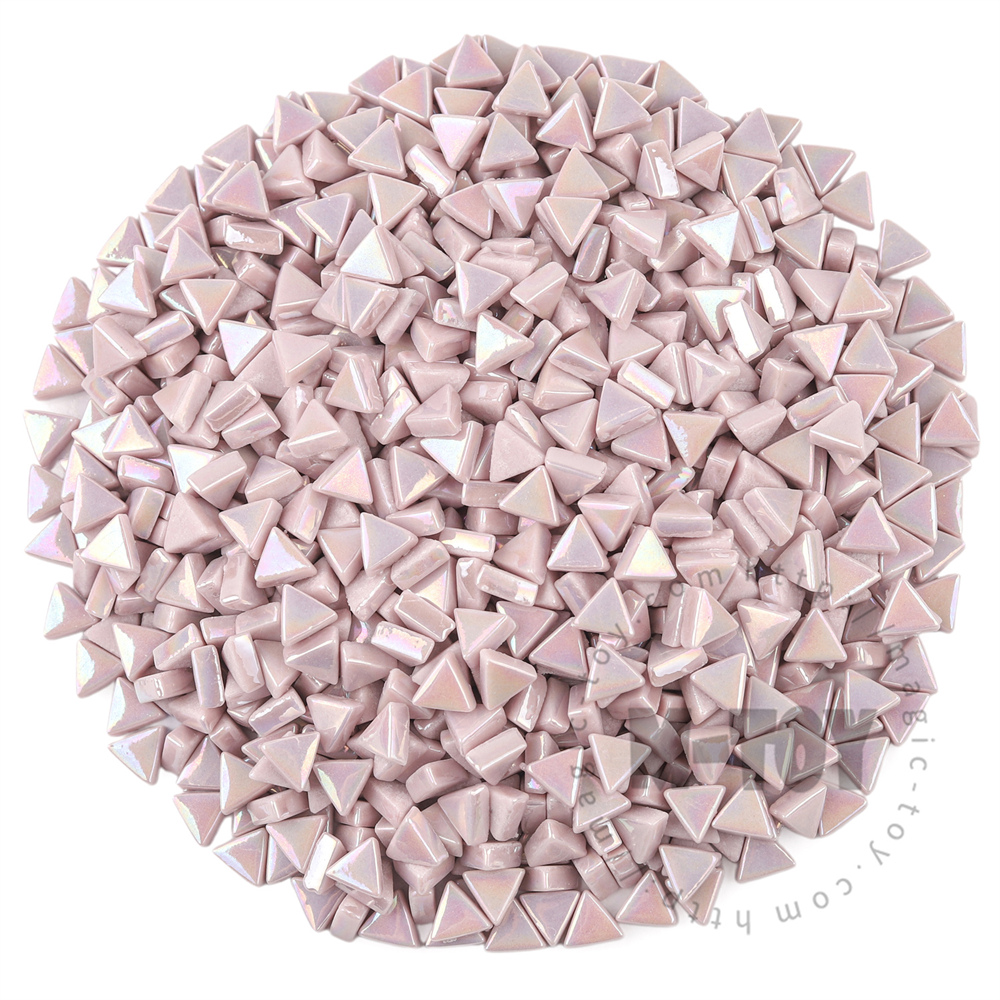 Pink Mini Triangle Glass Mosaic 10SJI68