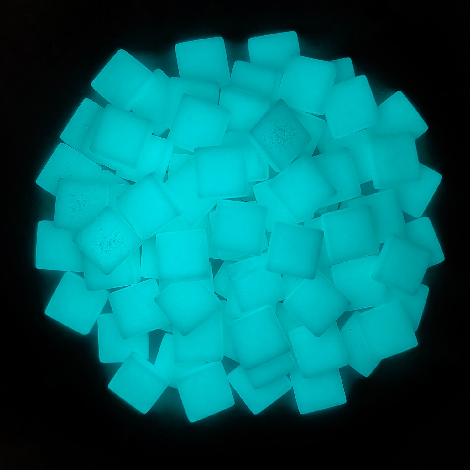 Glossy Luminous Square Glass Mosaic YG-23SS001